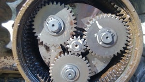 Планетарный механизм (шестерени) редуктора гидромтора хода, 1st reduction gear set, ***934  