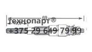 Свечи накала для двигателя Kubota 16851-65510, 16851-65512, 16854-65510, 16854-65512  