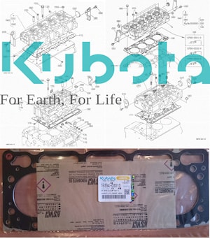 Прокладка ГБЦ для двигателя Kubota  