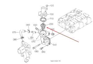 Термостат 1E401-73010