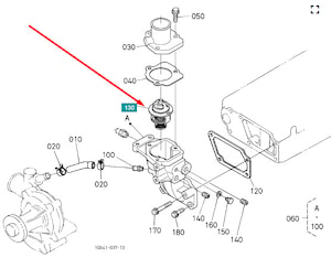 Термостат #1C011-73010