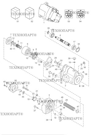 Насос гидравлический аксиально-поршневой #7172754